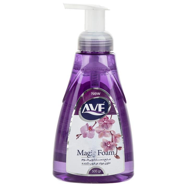 فوم دستشویی اوه مدل Purple مقدار 500 گرم Ave Purple Handwashing Foam 500g